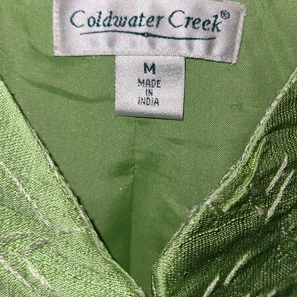Coldwater Creek silk jacket - Picture 3 of 3